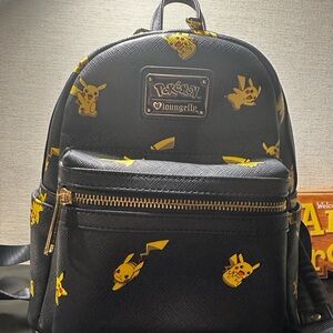 Loungefly Pokémon Navy Blue Pikachu Backpack